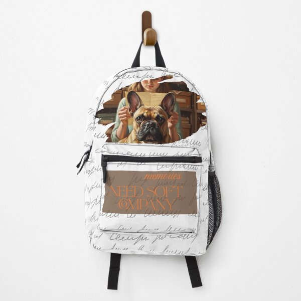 Item preview, Memories Need Soft Company: French Bulldog and Girl Reading designed and sold by InfinitePawBond.