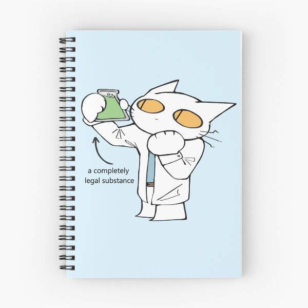 Item preview, scientist cat designed and sold by matchcats.