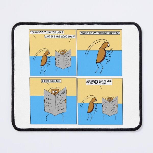 Item preview, Follow Your Goals | Humor Goals Webcomic | El Boxa designed and sold by ElBoxa.