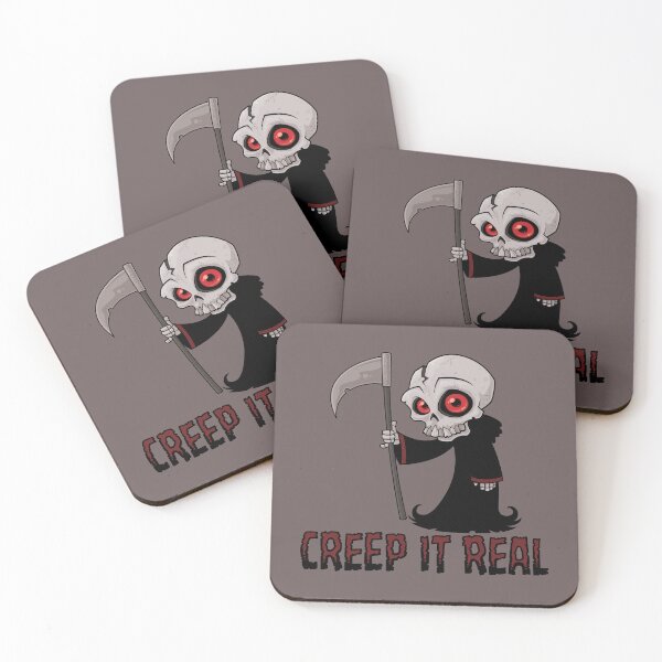 Item preview, Creep It Real Cute Grim Reaper designed and sold by fizzgig.