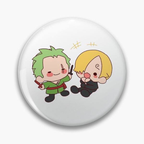 Artikelvorschau, Zoro und Sanji Rivalität Chibi entworfen und verkauft von Snowdog-Art.