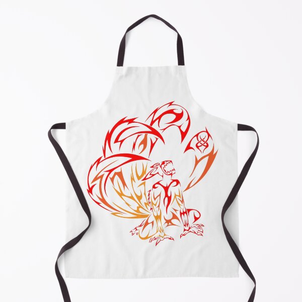 Item preview, 7 tailed fox, colored ornamental tribal designed and sold by Tribalgothss.
