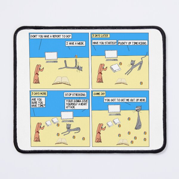 Item preview, Tomorrow | Humor Procrastination Webcomic | El Boxa designed and sold by ElBoxa.