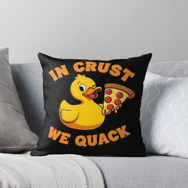 Item preview, Pizza Duck - In Crust We Quack Funny Foodie Duck designed and sold by RubberQuack.