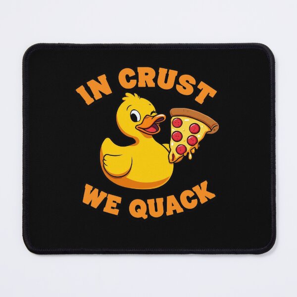 Item preview, Pizza Duck - In Crust We Quack Funny Foodie Duck designed and sold by RubberQuack.