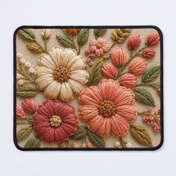 Item preview, Autumn Bloom Floral Embroidery Pattern designed and sold by Angel Wings It.