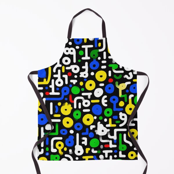 Item preview, Retro Abstract Doodle Pattern designed and sold by Nurple Art.