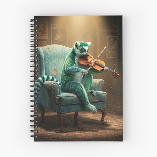 Item preview, Green Lemur Fiddles His Way to Fame designed and sold by Tridentulus.