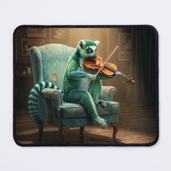 Item preview, Green Lemur Fiddles His Way to Fame designed and sold by Tridentulus.