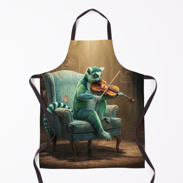 Item preview, Green Lemur Fiddles His Way to Fame designed and sold by Tridentulus.