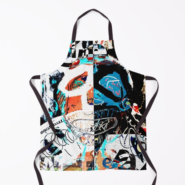 Item preview, Split Reality: Abstract Neo-Expressionist Collage designed and sold by Lifer Art and Design.