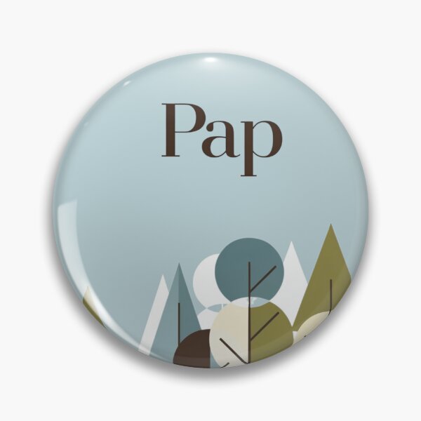Item preview, Minimal forest illustration with stylized trees and text designed and sold by Rue Market.