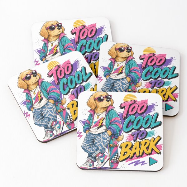 Item preview, Cool Retro Skater Dog designed and sold by JonelleTshirts.