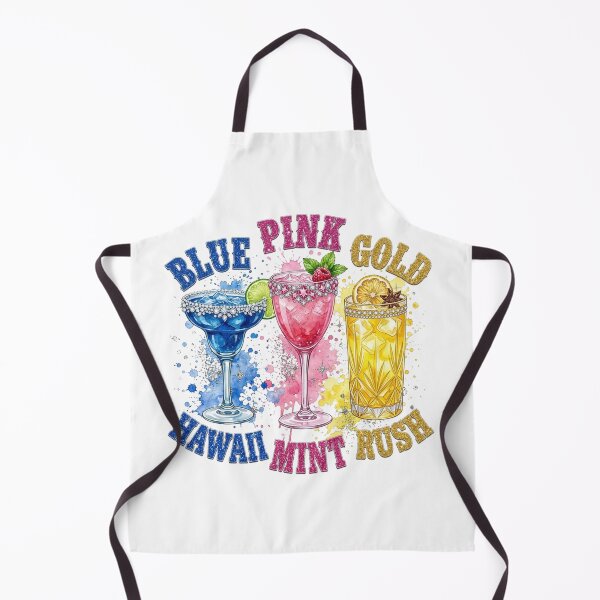 Item preview, Hawaii Mint Rush - Vibrant Blue Pink Gold Tropical Drinks designed and sold by PeplumiArt.