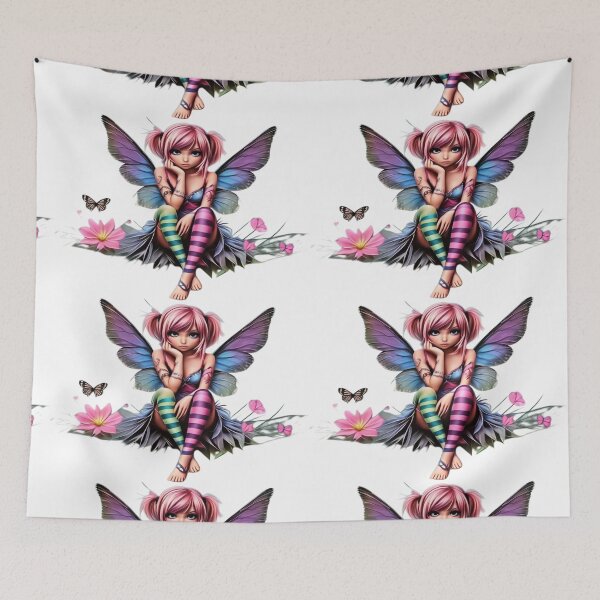 Item preview, Neon Goth Fairy - Digital Character Art designed and sold by Designs by kp .