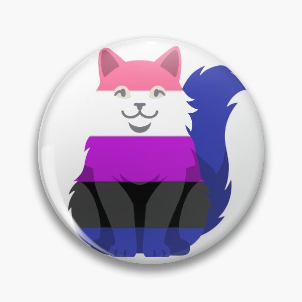 Item preview, Genderfluid flag kitten designed and sold by Fr33todream.