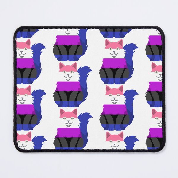 Item preview, Genderfluid flag kitten designed and sold by Fr33todream.