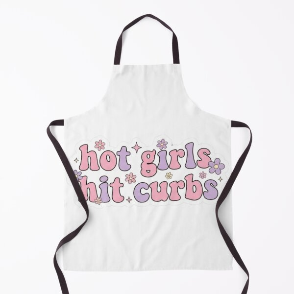 Item preview, Hot Girls Hit Curbs Flower Sticker designed and sold by veloraastudio.