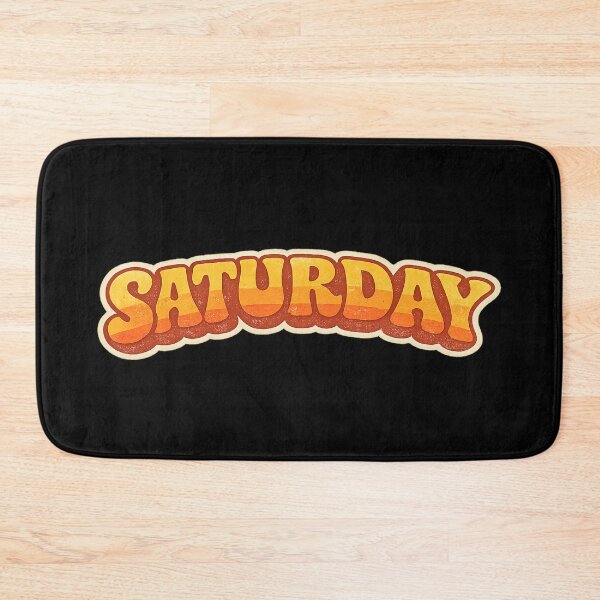 Item preview, SATURDAY Retro Groovy Typography Design designed and sold by MartBook.