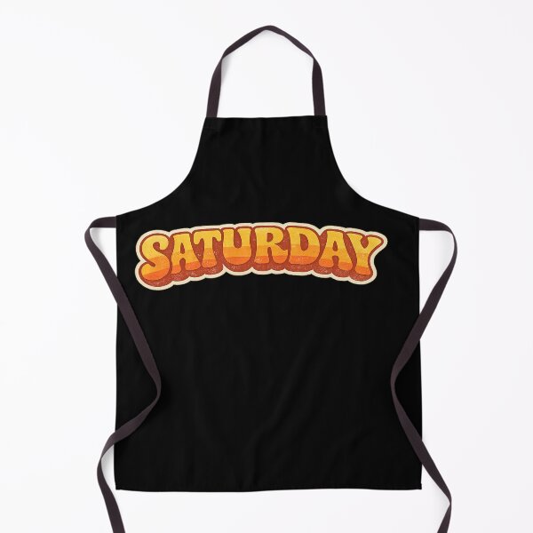 Item preview, SATURDAY Retro Groovy Typography Design designed and sold by MartBook.