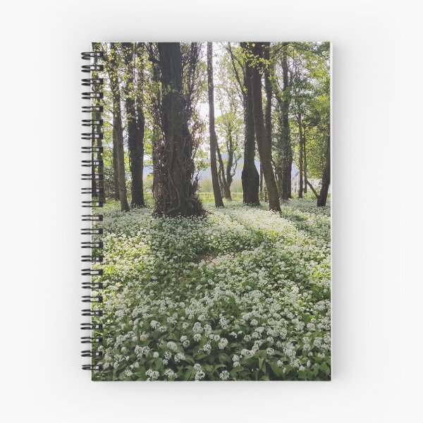 Item preview, Garlic flowers woodland photograph designed and sold by esvb.