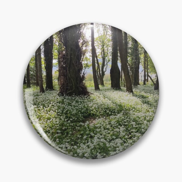 Item preview, Garlic flowers woodland photograph designed and sold by esvb.