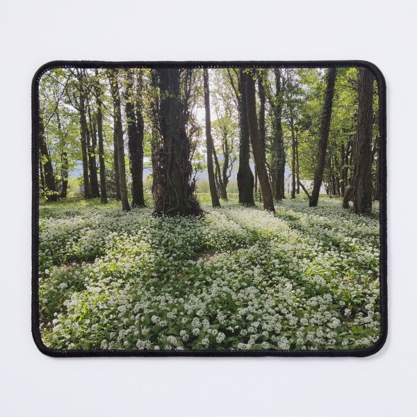Item preview, Garlic flowers woodland photograph designed and sold by esvb.