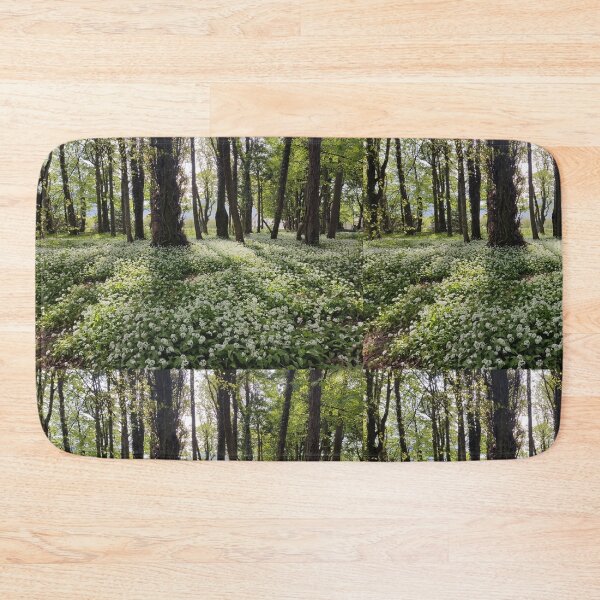 Item preview, Garlic flowers woodland photograph designed and sold by esvb.