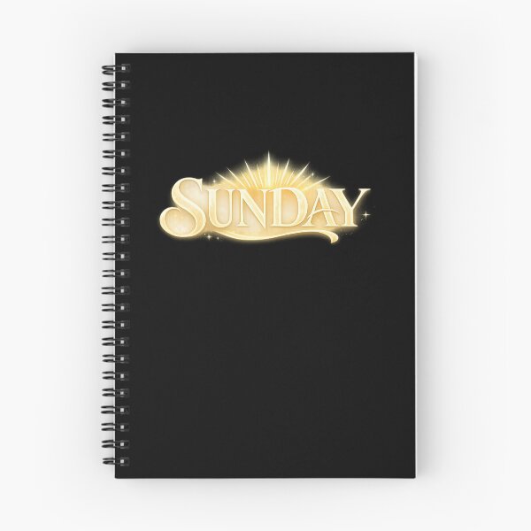 Item preview, SUNDAY Celestial Luxury Typography Design designed and sold by MartBook.