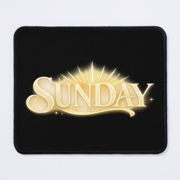 Item preview, SUNDAY Celestial Luxury Typography Design designed and sold by MartBook.