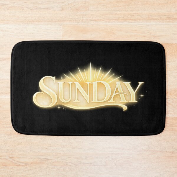 Item preview, SUNDAY Celestial Luxury Typography Design designed and sold by MartBook.