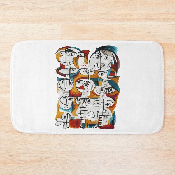 Item preview, Self-Talk: Abstract cubism Faces Collage designed and sold by Lifer Art and Design.