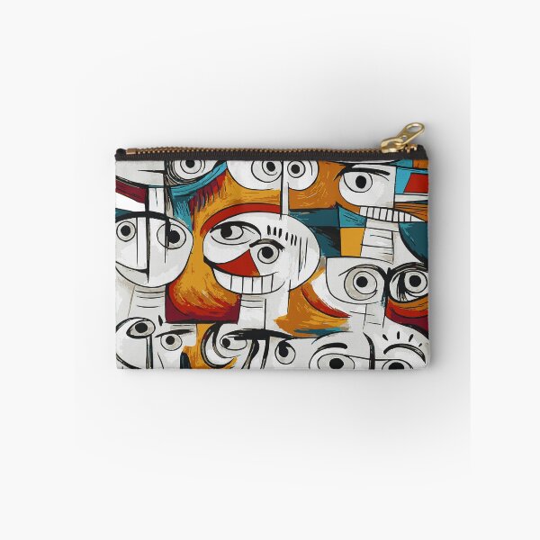 Item preview, Self-Talk: Abstract cubism Faces Collage designed and sold by Lifer Art and Design.