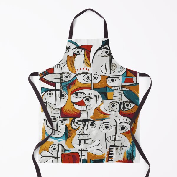 Item preview, Self-Talk: Abstract cubism Faces Collage designed and sold by Lifer Art and Design.