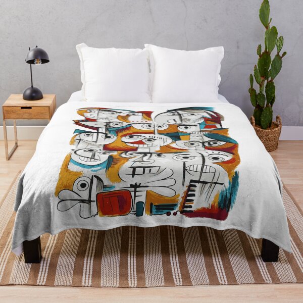 Item preview, Self-Talk: Abstract cubism Faces Collage designed and sold by Lifer Art and Design.