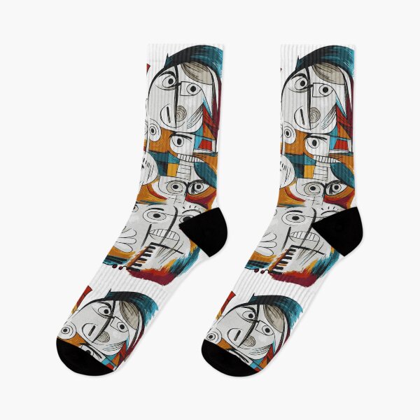 Item preview, Self-Talk: Abstract cubism Faces Collage designed and sold by Lifer Art and Design.