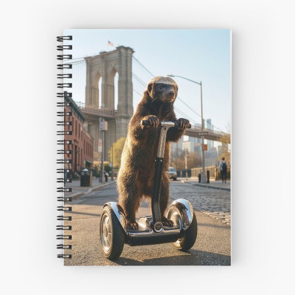 Item preview, New York City Honey Badger Rides His Segway designed and sold by Tridentulus.
