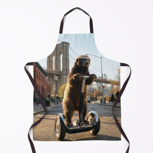 Item preview, New York City Honey Badger Rides His Segway designed and sold by Tridentulus.