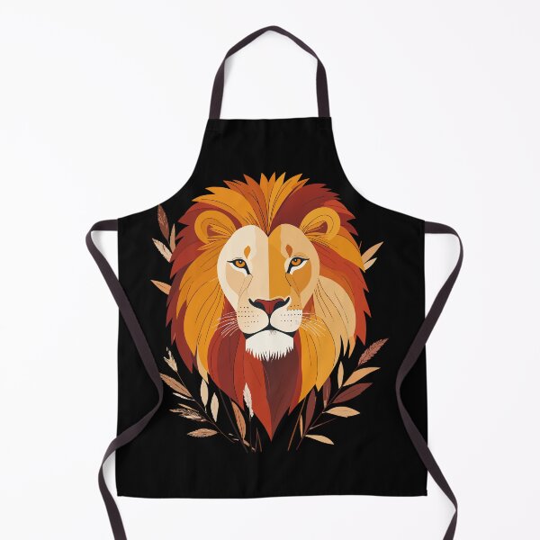 Item preview, Champion Red & Yellow Lion Portrait - Majestic Victory Wall Art designed and sold by BestChoiceService.