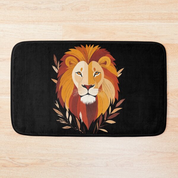 Item preview, Champion Red & Yellow Lion Portrait - Majestic Victory Wall Art designed and sold by BestChoiceService.