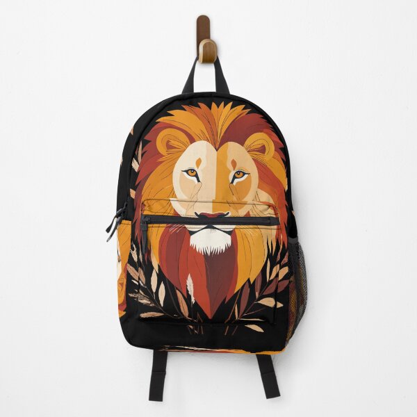 Item preview, Champion Red & Yellow Lion Portrait - Majestic Victory Wall Art designed and sold by BestChoiceService.