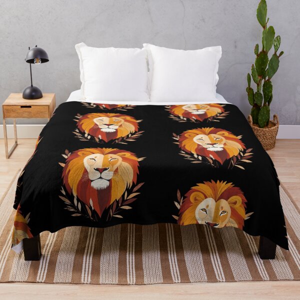 Item preview, Champion Red & Yellow Lion Portrait - Majestic Victory Wall Art designed and sold by BestChoiceService.