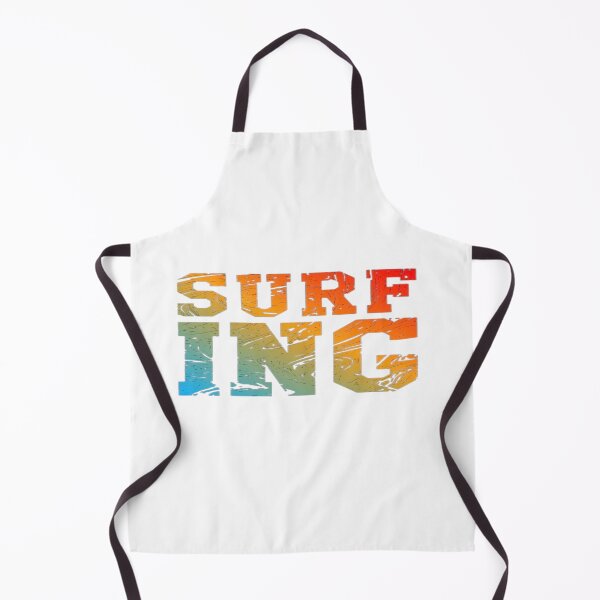 Aperçu de l'œuvre Retro Sunset Surfing Typography - Distressed Ocean Waves Design créée et vendue par maodesigns.