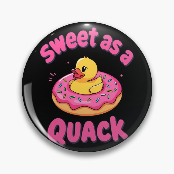 Item preview, Donut Duck – Sweet as a Quack Cute Funny Duck designed and sold by RubberQuack.