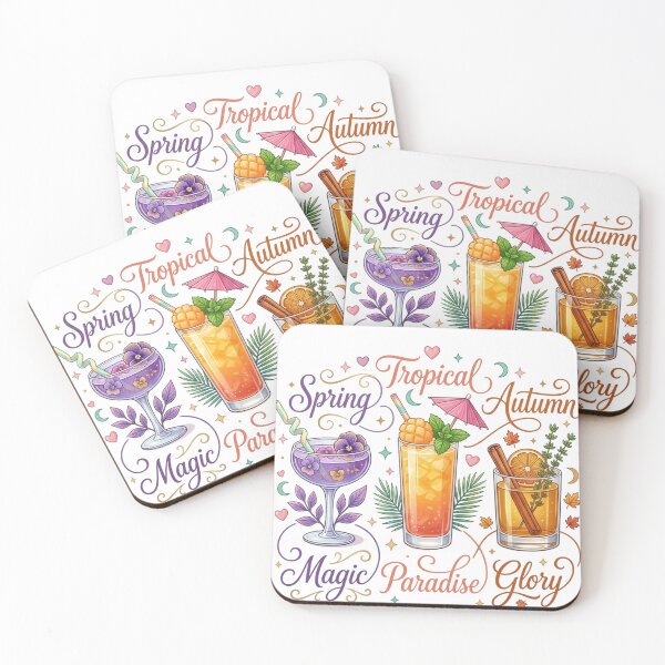 Item preview, Seasonal Magic - Tropical Paradise & Autumn Glory Art designed and sold by PeplumiArt.
