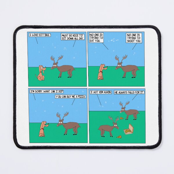 Item preview, Pizza | Humor Guilt Deer Dog Webcomic | El Boxa designed and sold by ElBoxa.