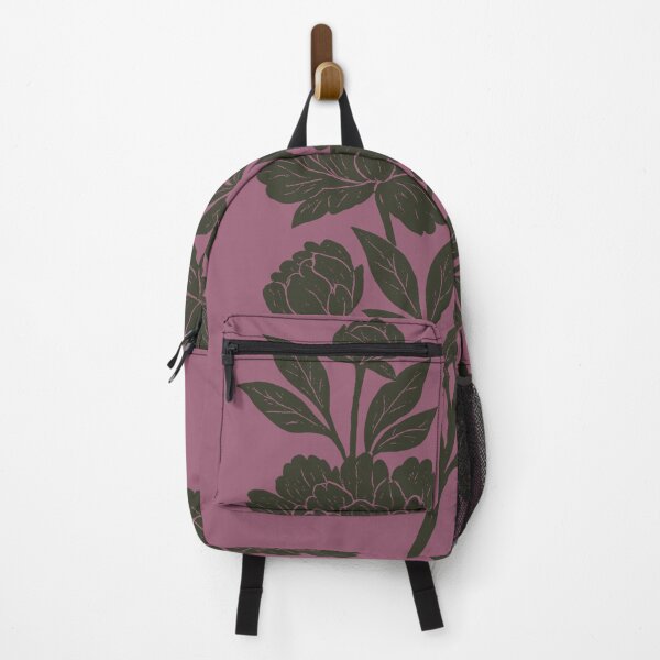 Item preview, Vintage Linocut Peonies - Retro Botanical Block Print Art Men Woman Kids designed and sold by Taylor ART.