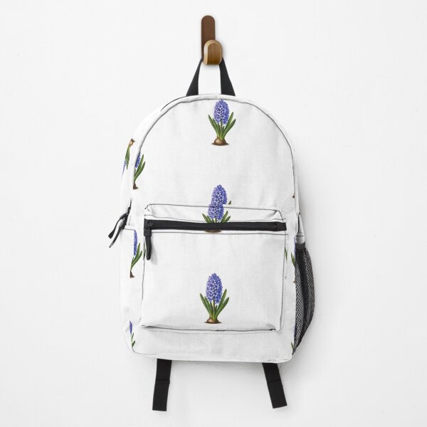 Item preview, Elegant Blue Hyacinth Botanical Illustration | Floral Spring Nature Art designed and sold by Joyfulfabric.