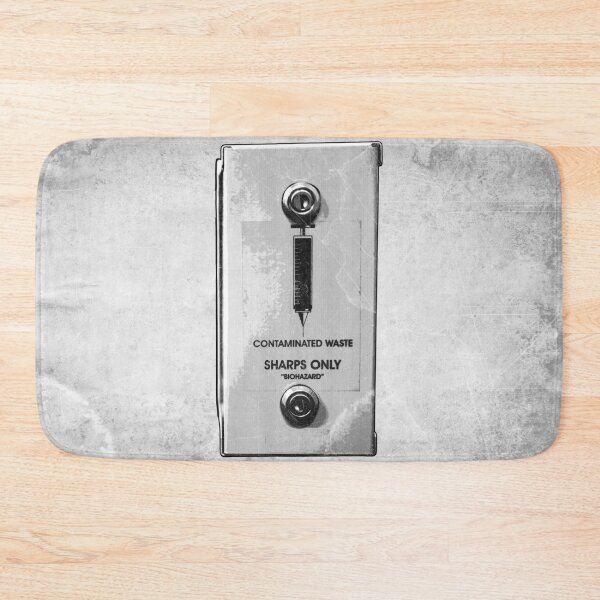Item preview, Contaminated Sharps Disposal Box Dark Urban Etched Illustration designed and sold by Ghoul Enterprises.
