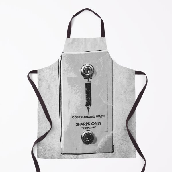 Item preview, Contaminated Sharps Disposal Box Dark Urban Etched Illustration designed and sold by Ghoul Enterprises.